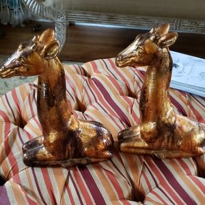 2 nice giraffes. Looks like Cooper in color